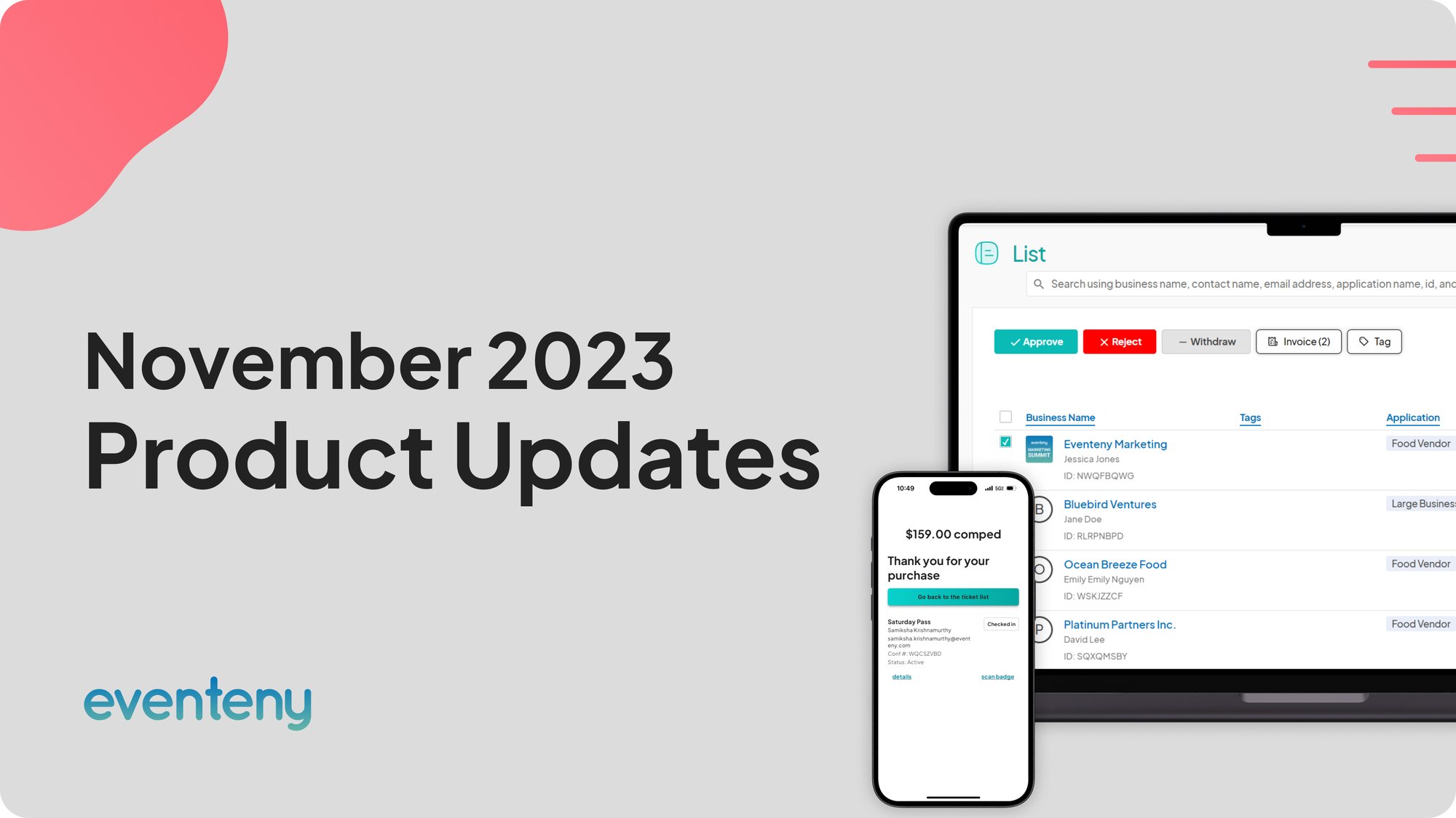 Product Update Thumbnail November 2023