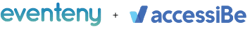 image displaying the Eventeny and accessiBe logos side by side