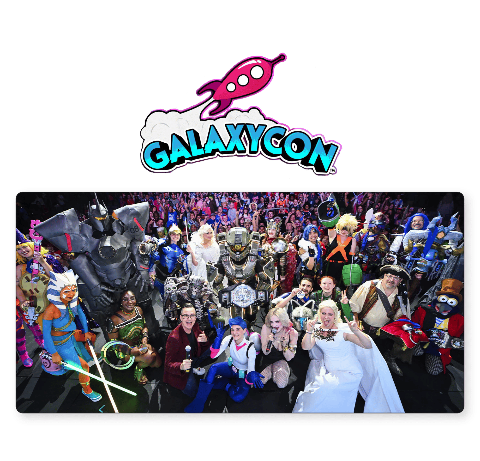 Image featuring a crowd and GalaxyCon's logo. Image featuring a crowd and GalaxyCon's logo.