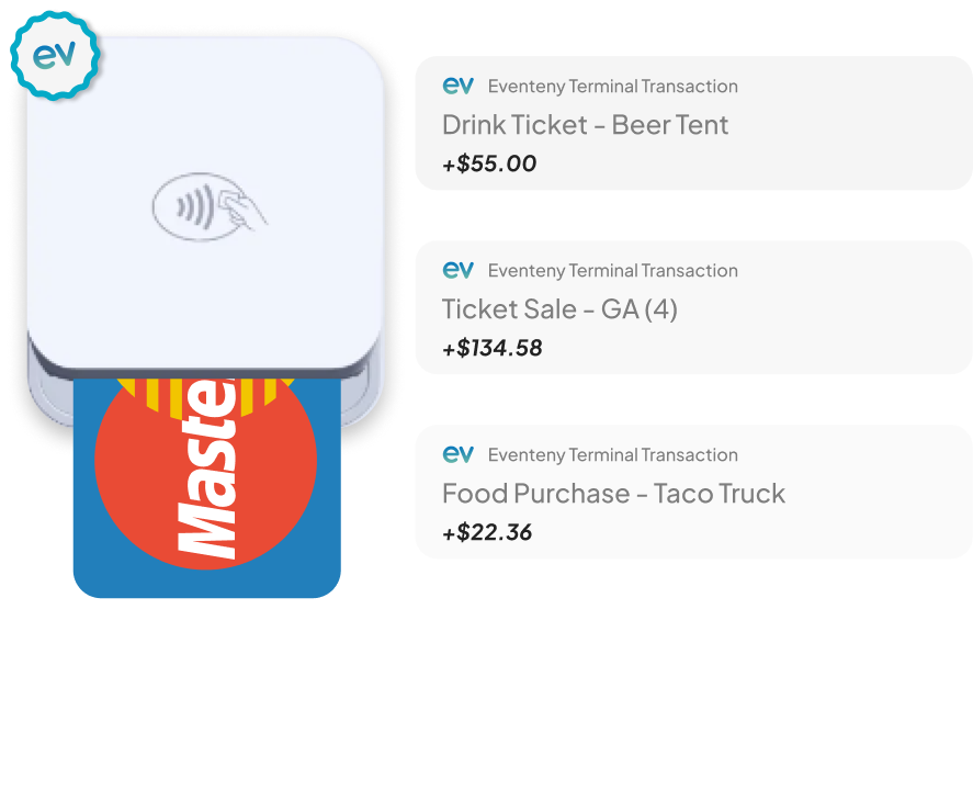 Image of terminal payment with card inserted, notifying a user that their payment has been processed.