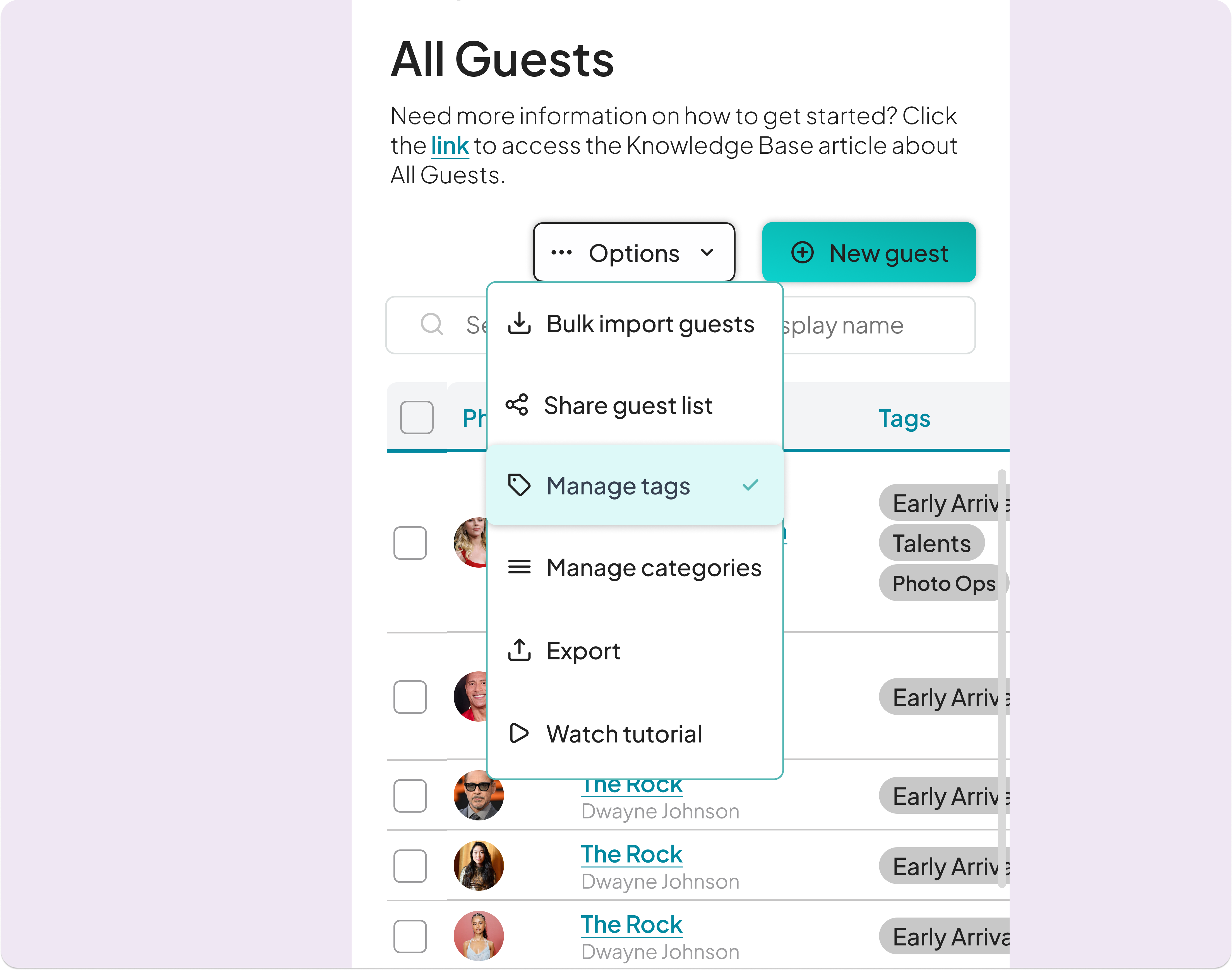 Eventeny's Program Management