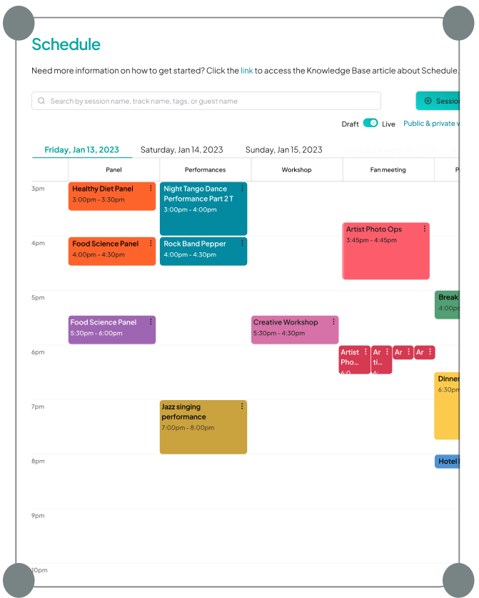 Schedule builder